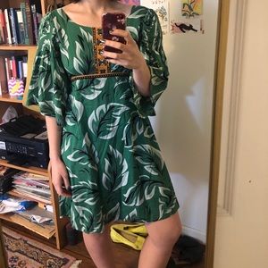 Boho Green Dress